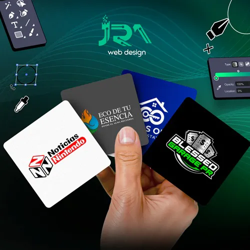 Diseño de logotipos e identidad visual JRA