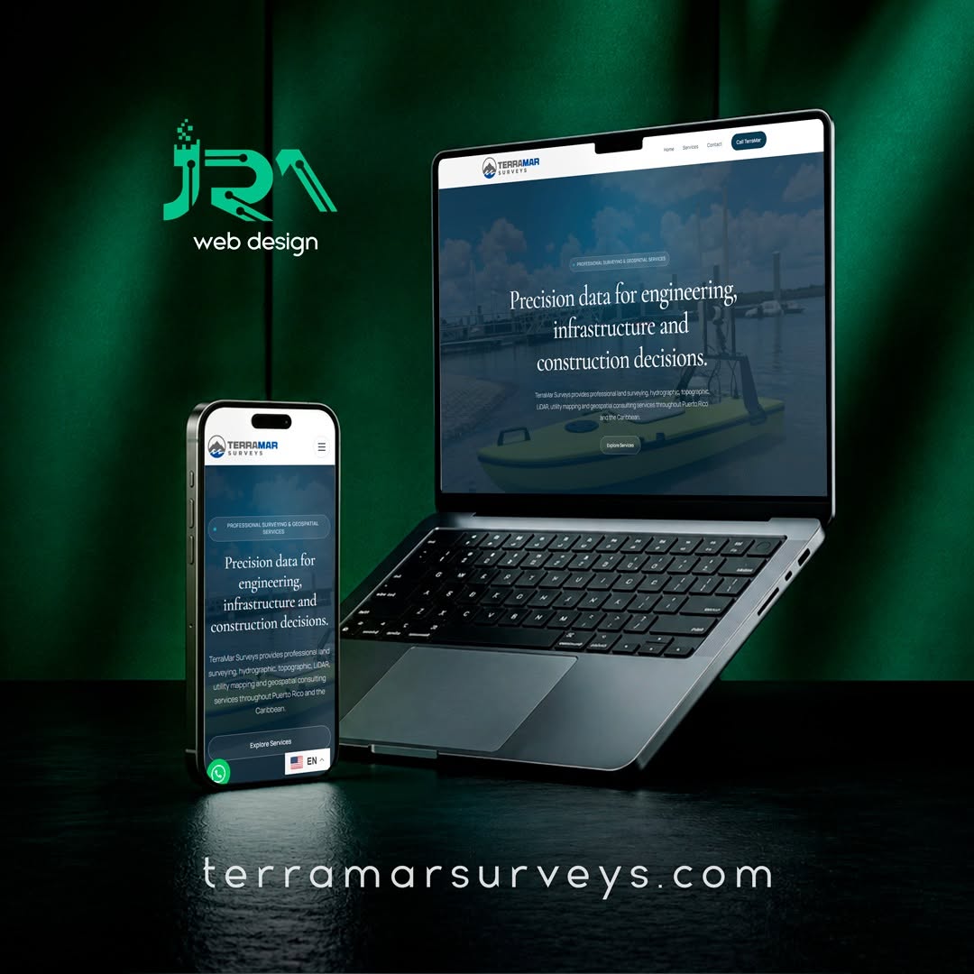 Sitio web TerraMar Surveys