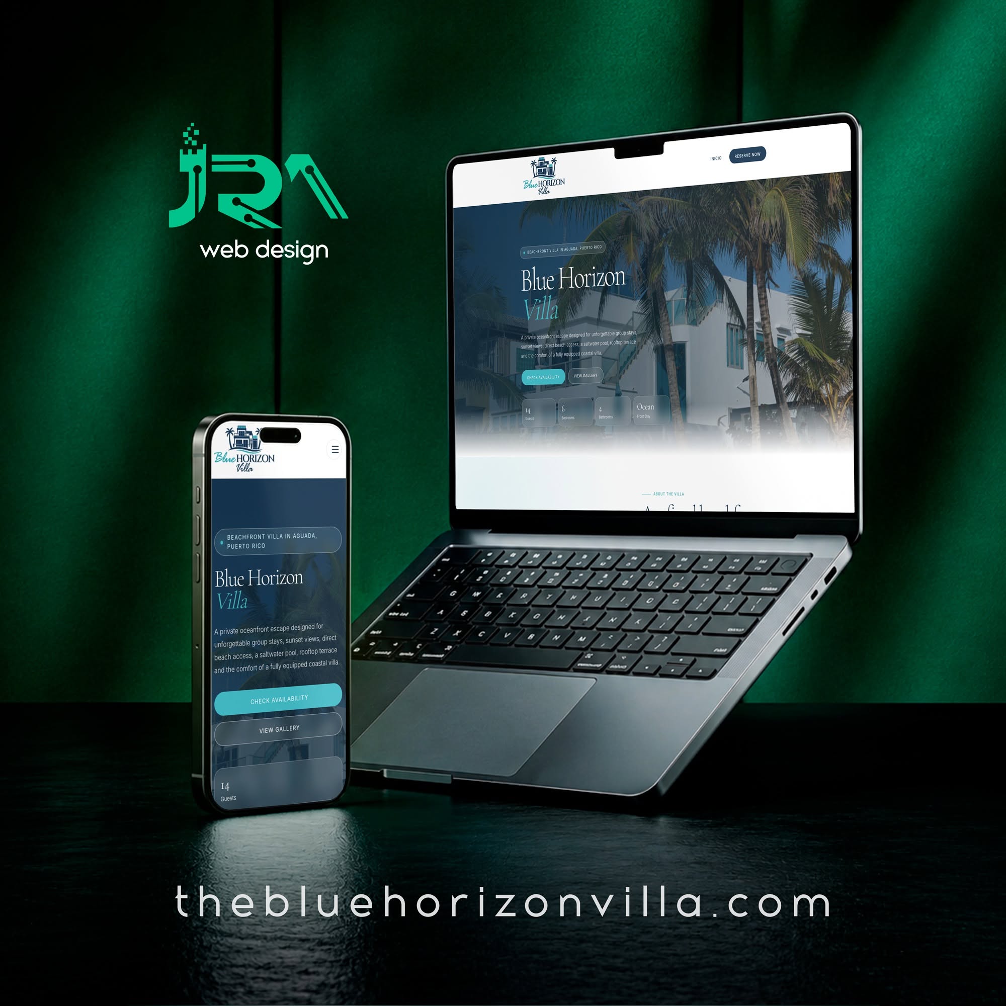 Sitio web The Blue Horizon Villa