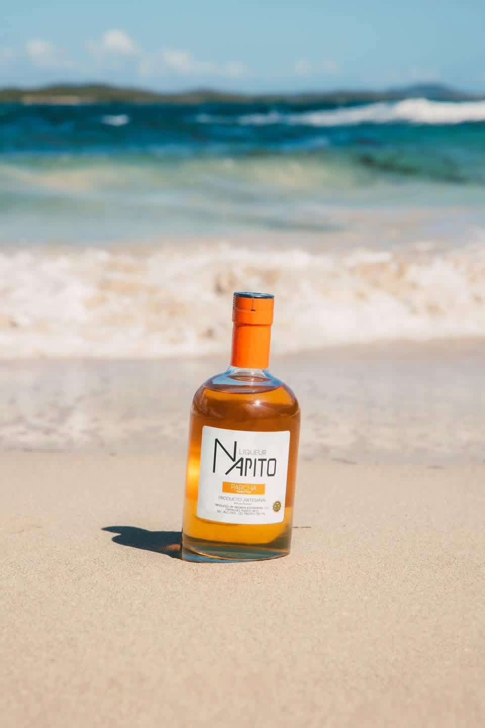 Napito Parcha en la playa